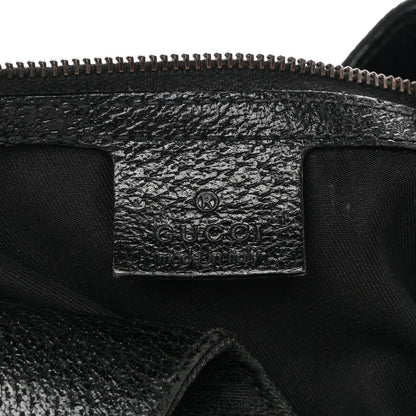 Gucci Monogram Calfskin Large Bardot Tote Black 6 of 15