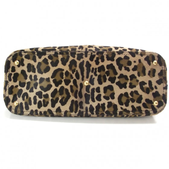 Prada Calf Hair Leopard Print Bauletto 6 of 10