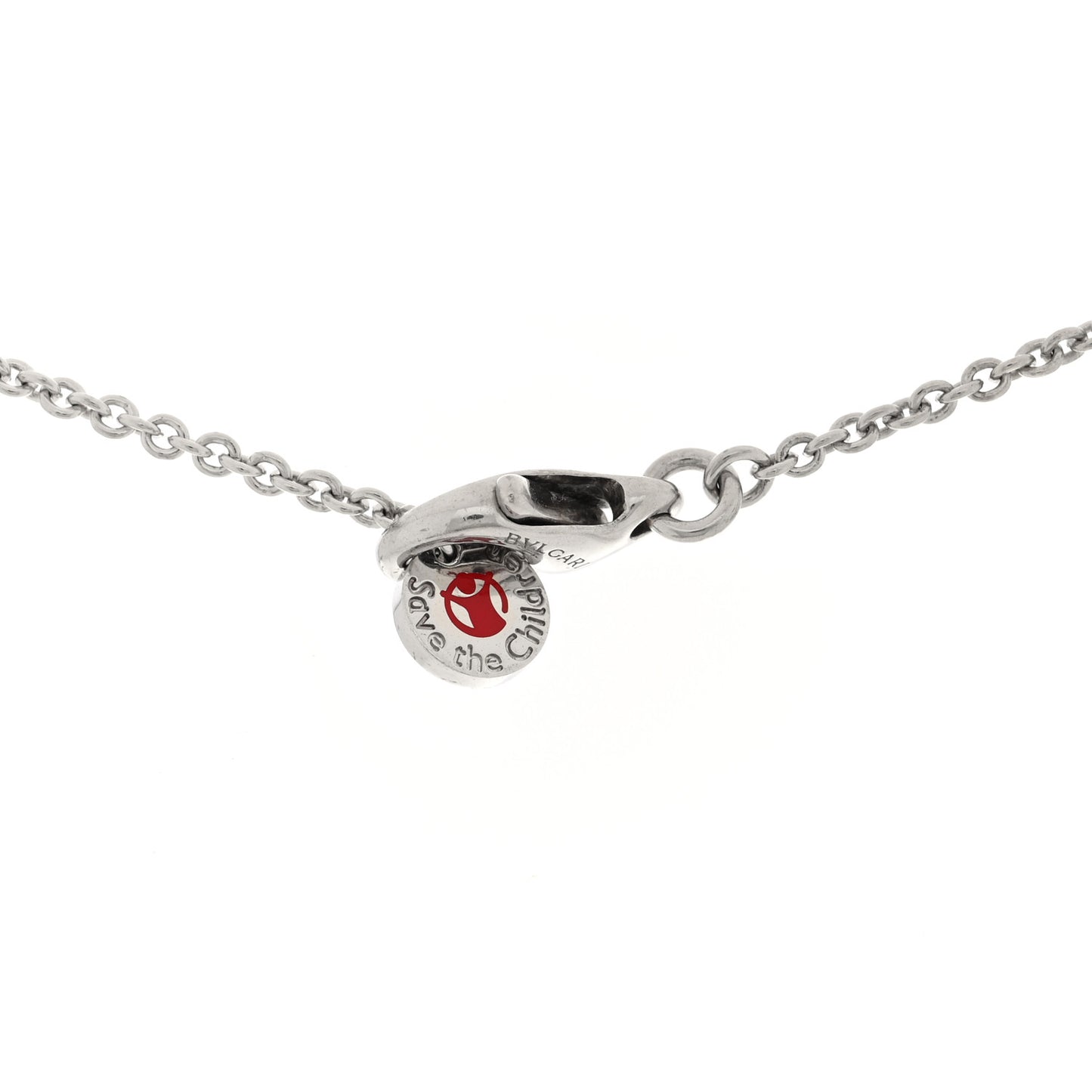 Sterling Silver Ceramic Save The Children Pendant Necklace