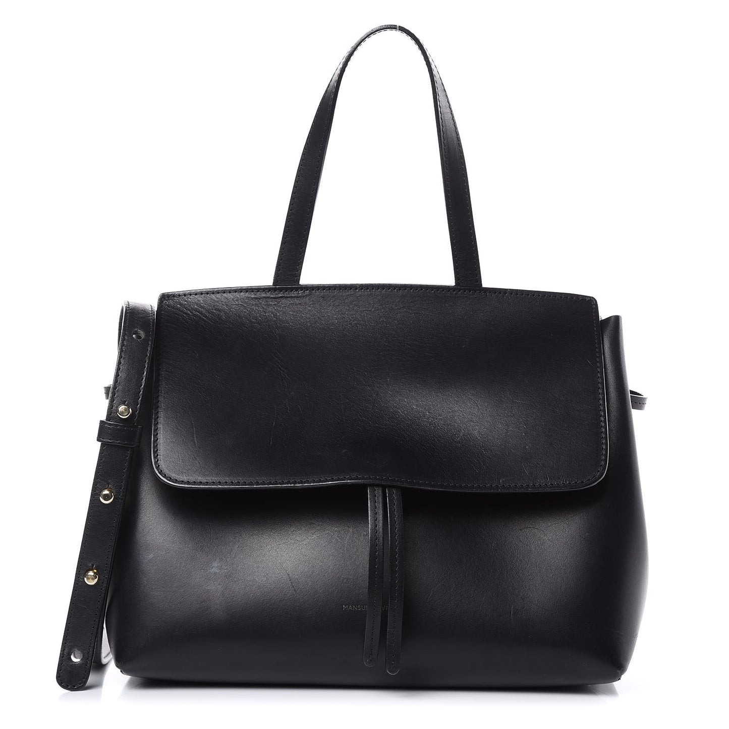 Calfskin Mini Lady Bag Black Flamma