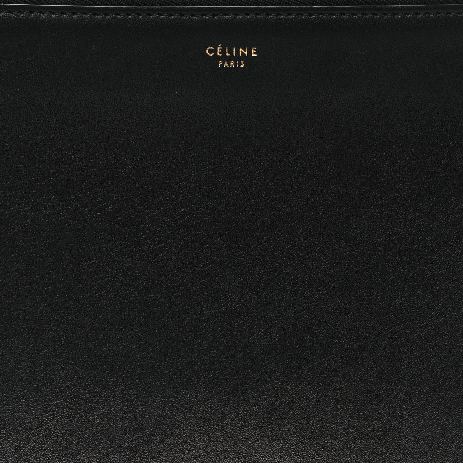 Celine Lambskin Large Trio Crossbody Bag Black 8 of 11