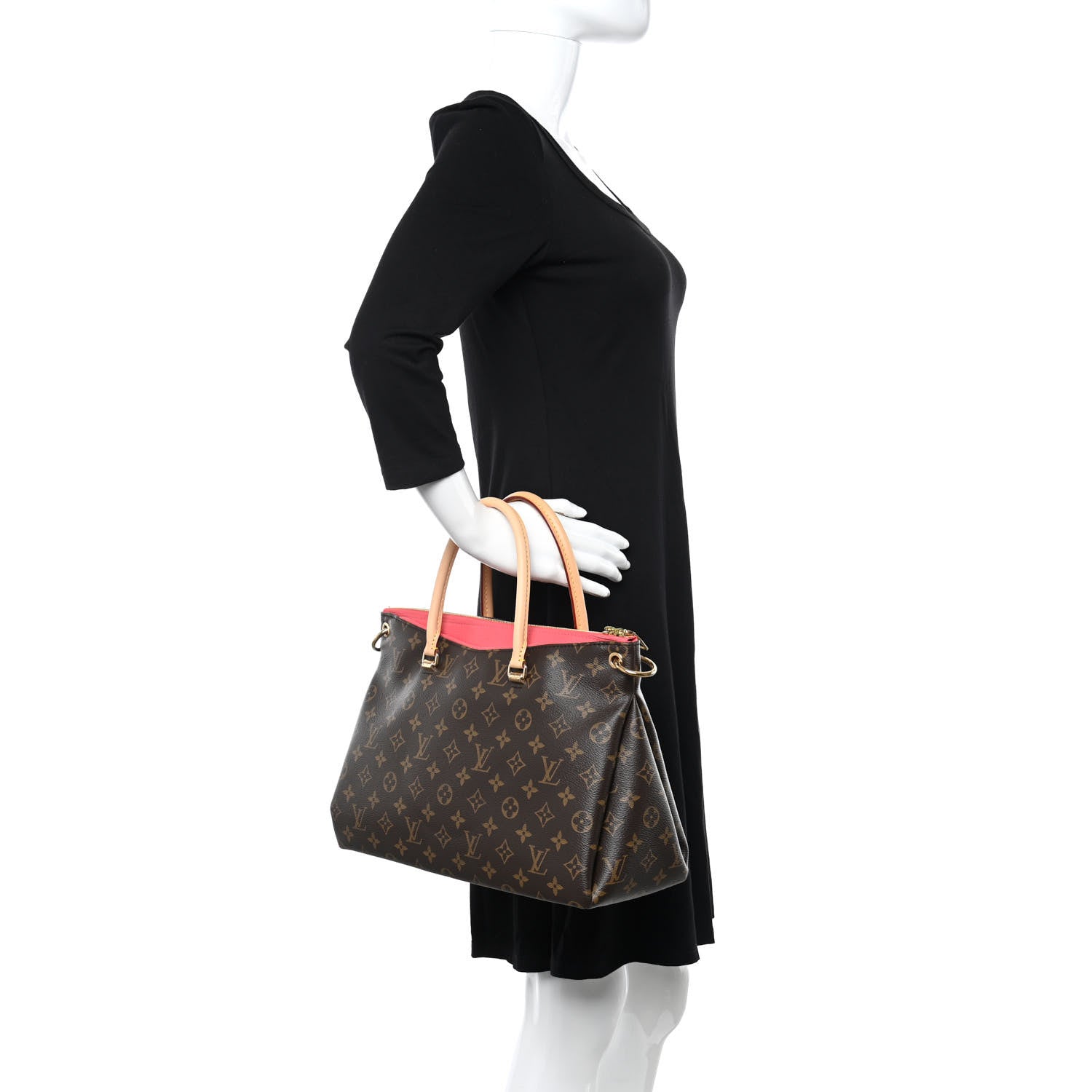 Louis Vuitton Monogram Pallas Rose Litchi 2 of 12
