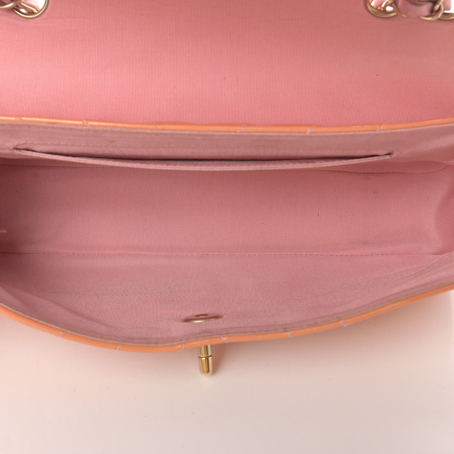 Chanel Patent Quilted East West Flap Rose 5 of 20