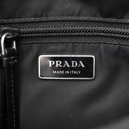 Prada Re-Nylon Vitello Padded Small Flap Shoulder Bag Black 6 of 16