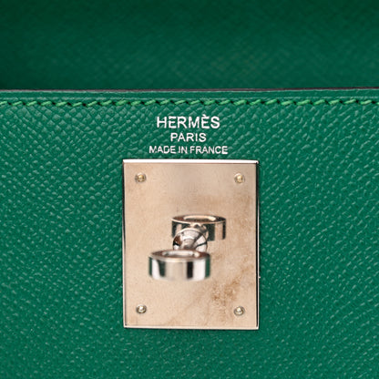 Hermes Epsom Kelly Sellier 28 Malachite 6 of 10