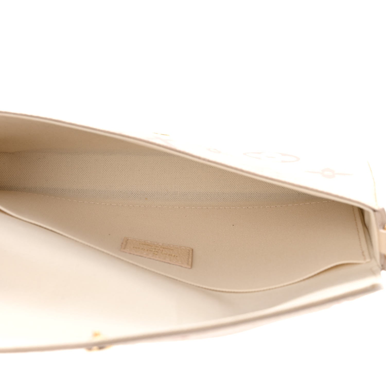 Louis Vuitton Empreinte Monogram Giant By The Pool Felicie Pochette Chain Wallet Creme Rose Trianon 6 of 11