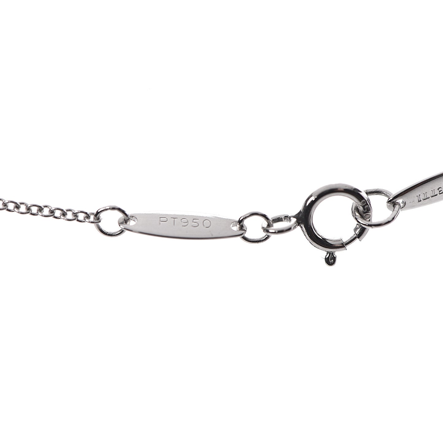 Platinum Diamond .16ct Elsa Peretti Diamonds By the Yard Lariat Necklace