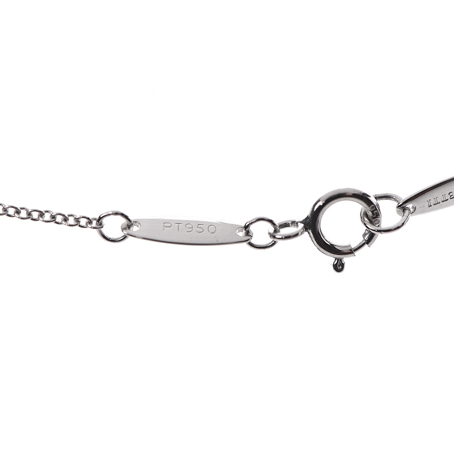Tiffany Platinum Diamond .16ct Elsa Peretti Diamonds By the Yard Lariat Necklace 7 of 7
