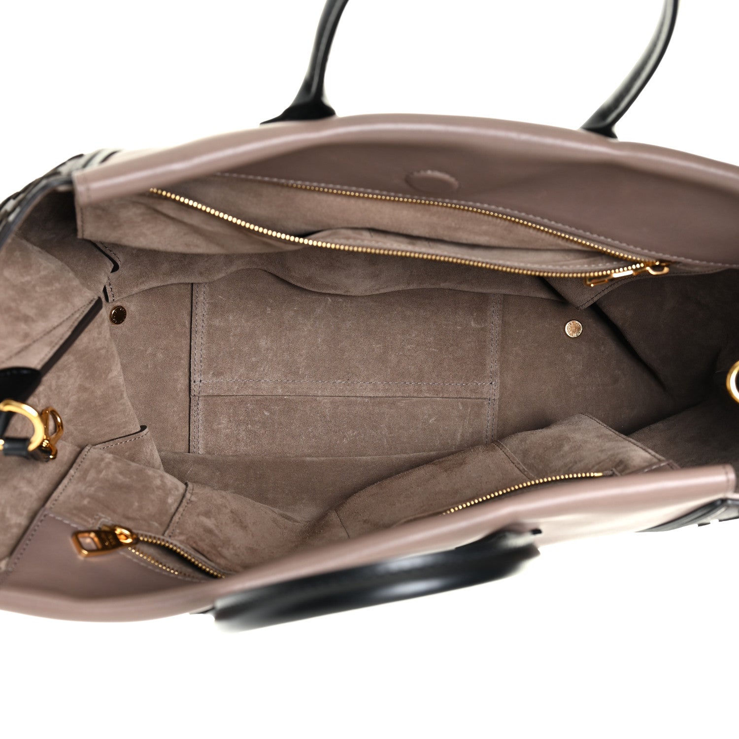 Louis Vuitton Cuir Orfevre Veau Cachemire Tote W GM Gris 5 of 17