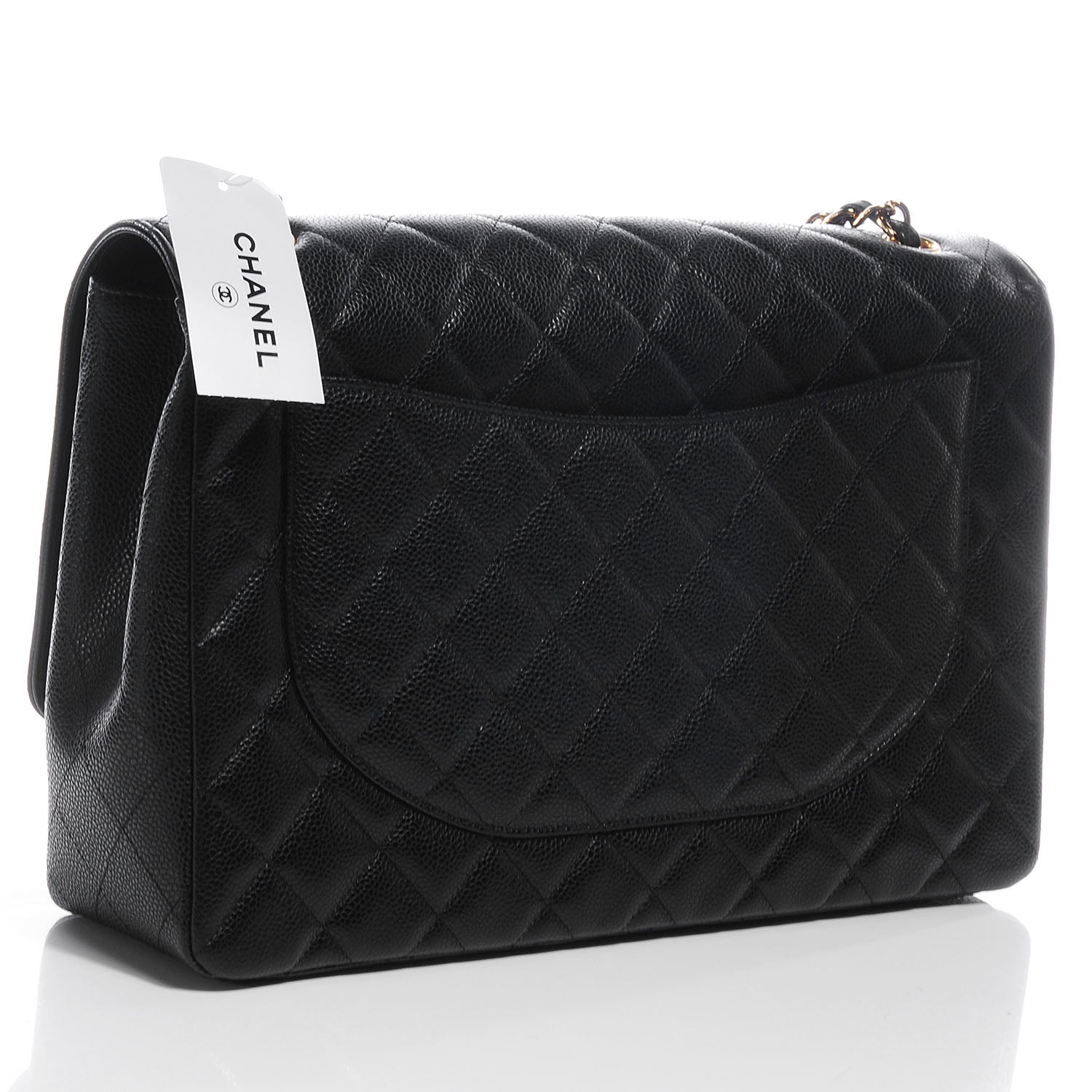 Chanel Caviar Maxi Single Flap Black 3 of 9