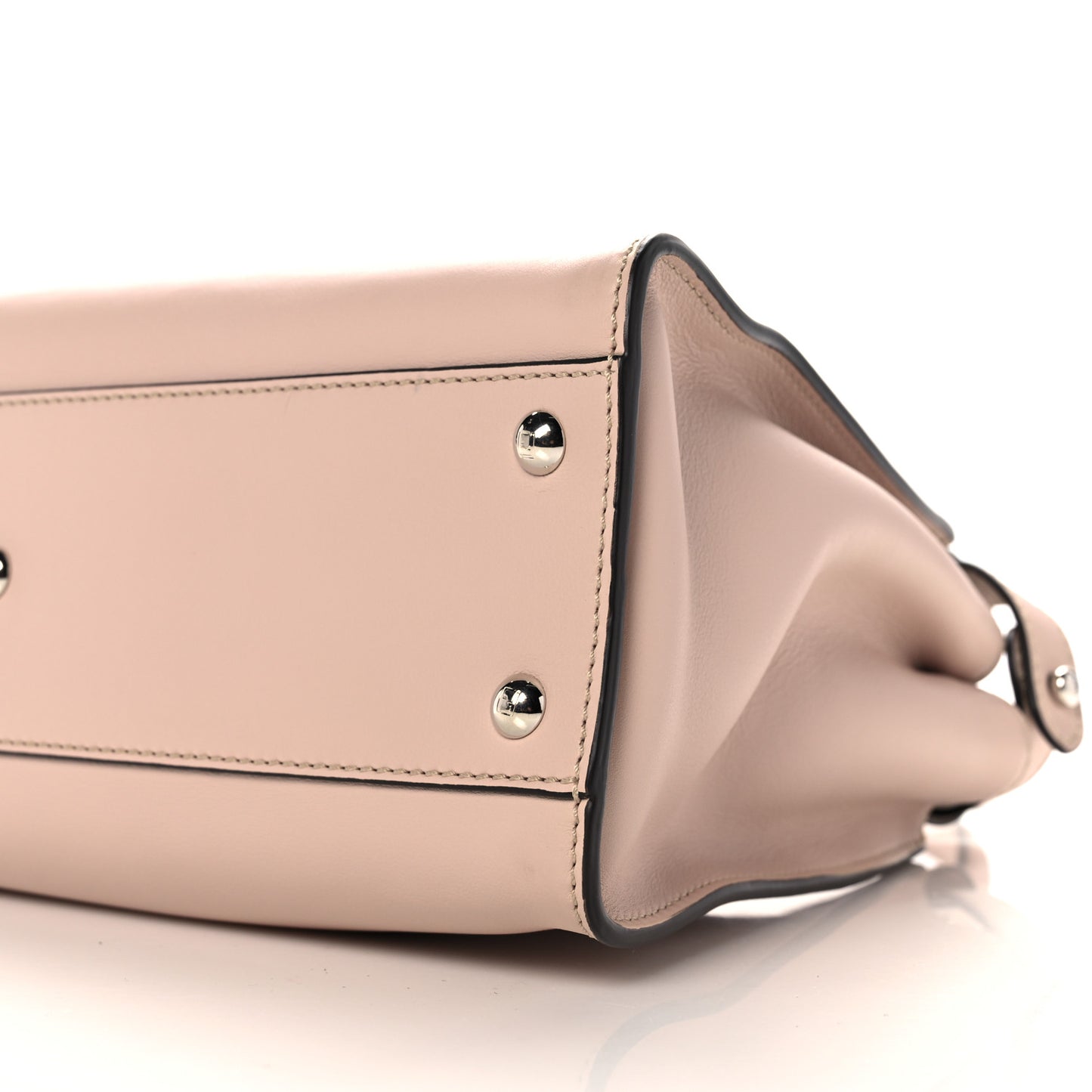 Vitello Seta Shiny Nappa Medium Peekaboo Iconic Satchel Soap Opale
