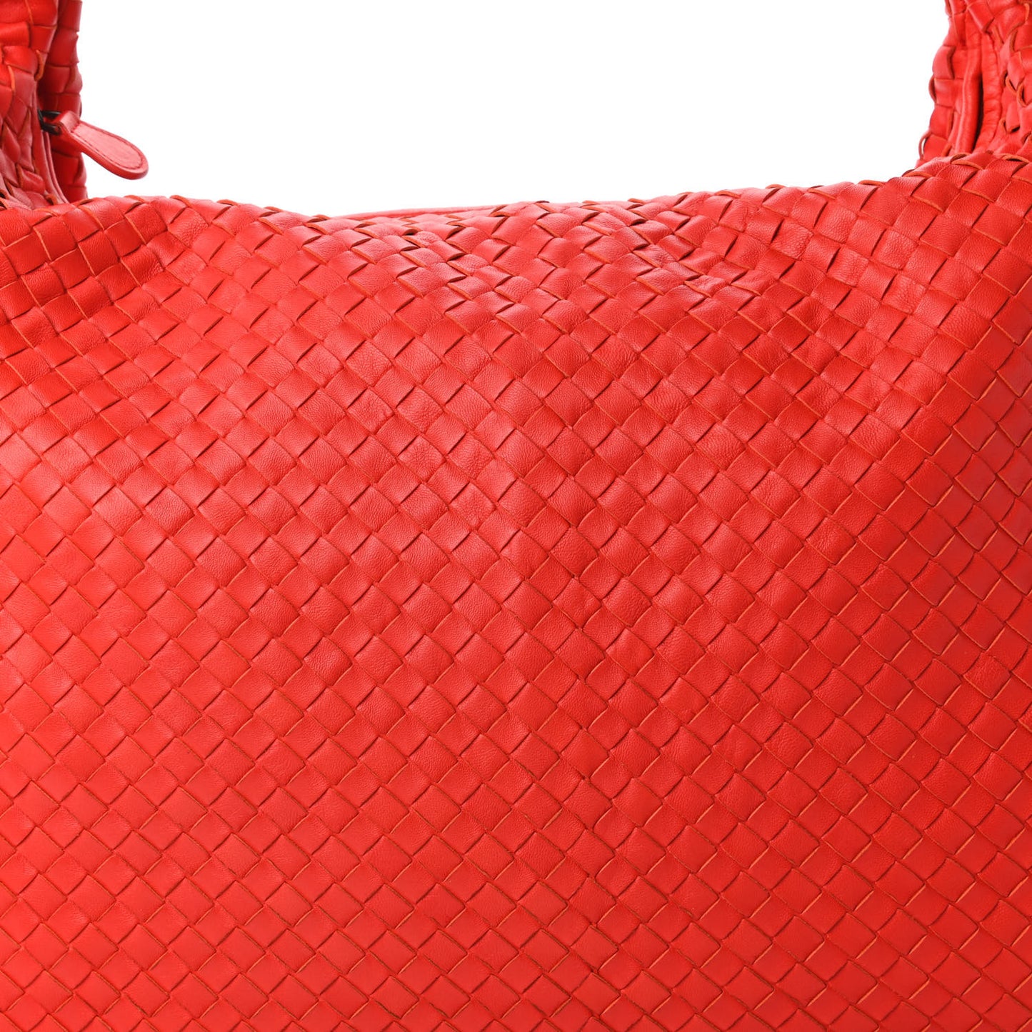 Nappa Intrecciato Large Veneta Hobo Cardinal