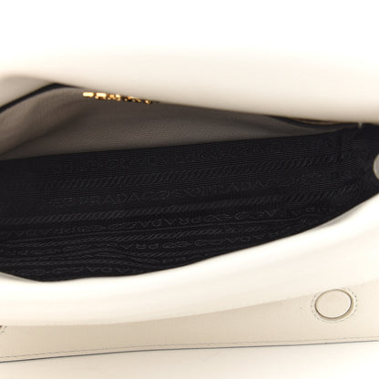 Prada Vitello Daino Crossbody Flap White 5 of 8