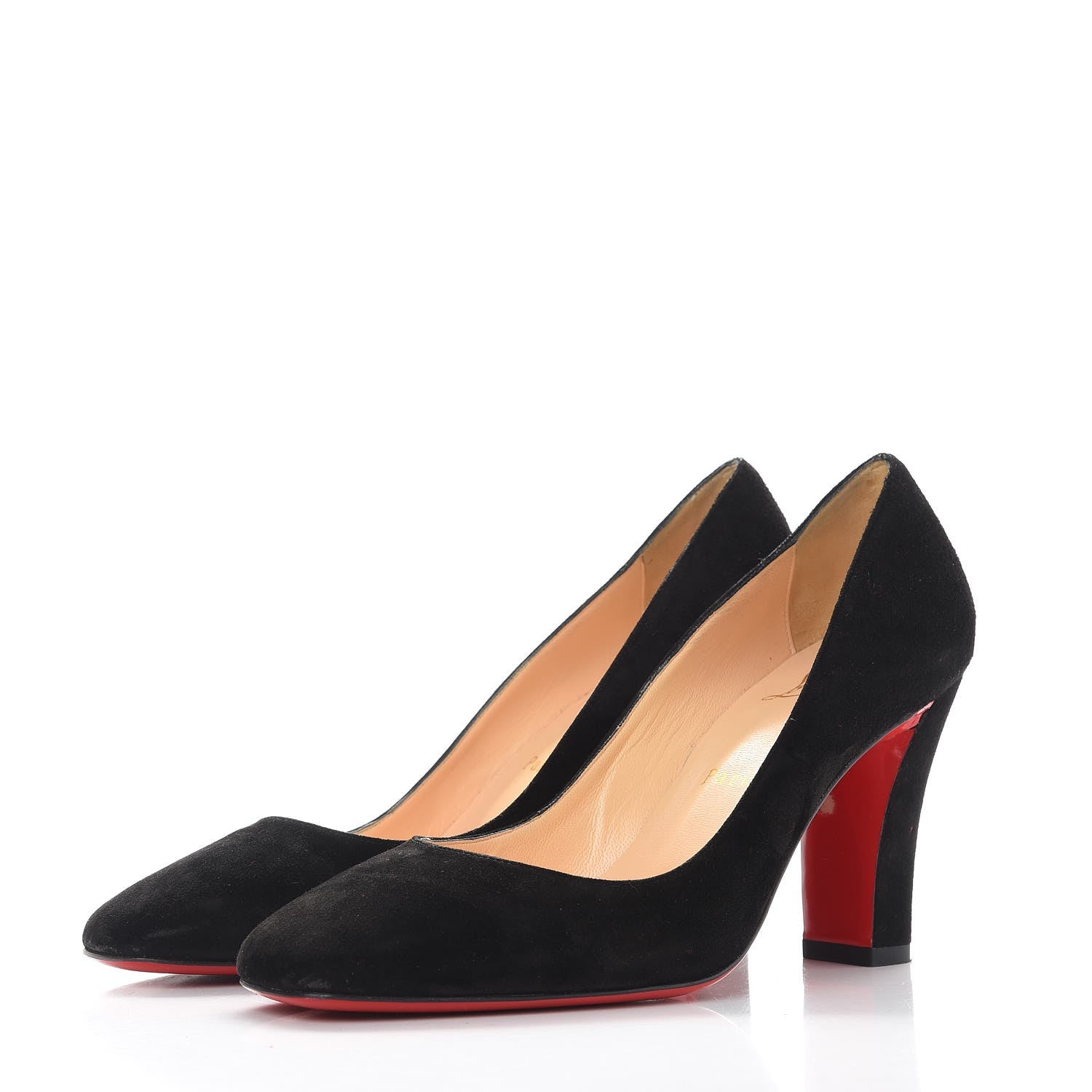 Christian Louboutin Suede Viva 85 Pumps 37 Black 3 of 12