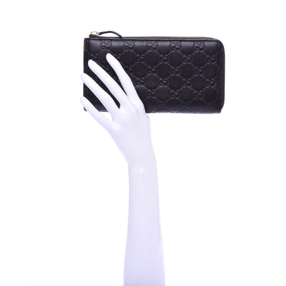 Gucci Guccissima Vitello Tender Donna Long Wallet Testa di Moro 2 of 7