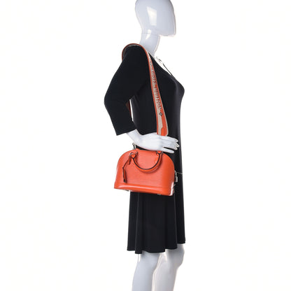 Louis Vuitton Epi Jacquard Alma BB Orange 3 of 13