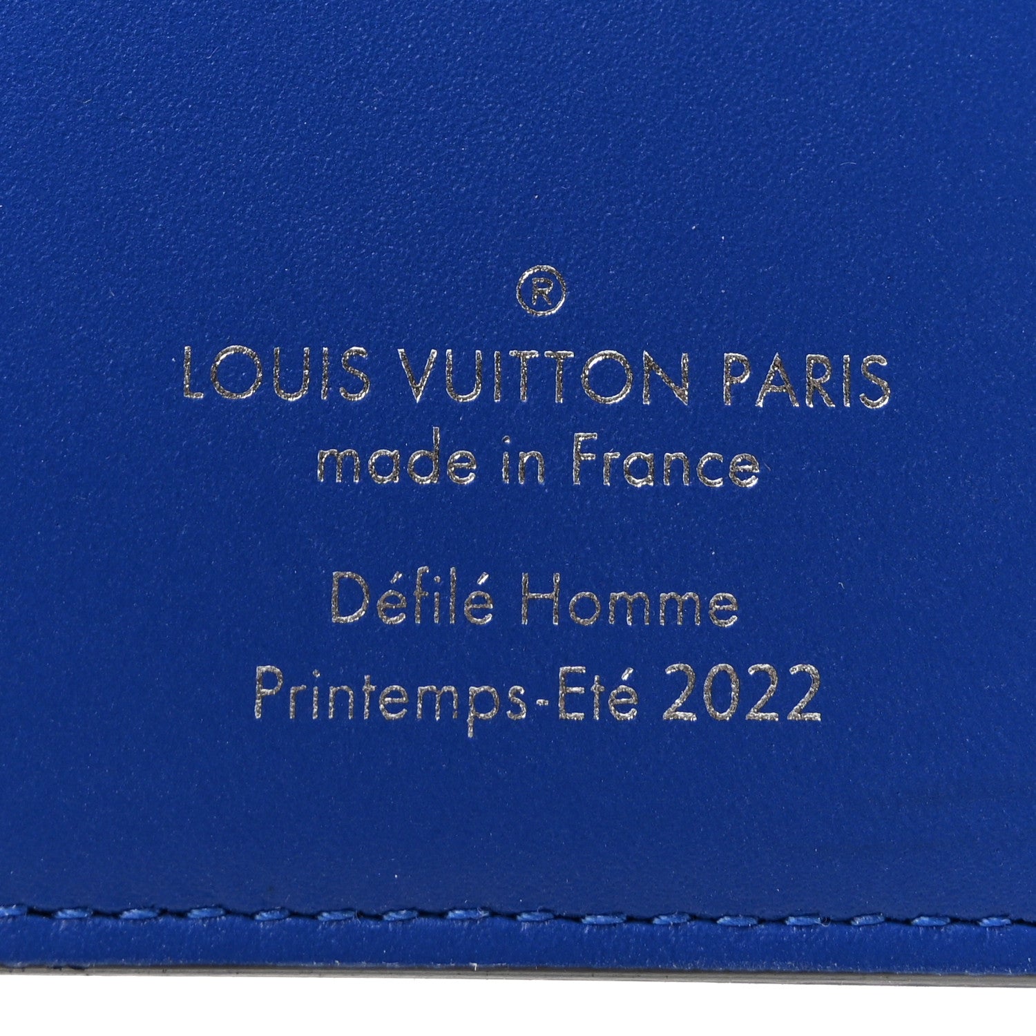 Louis Vuitton Taurillon Illusion Pocket Organizer Bleu Rose 6 of 7