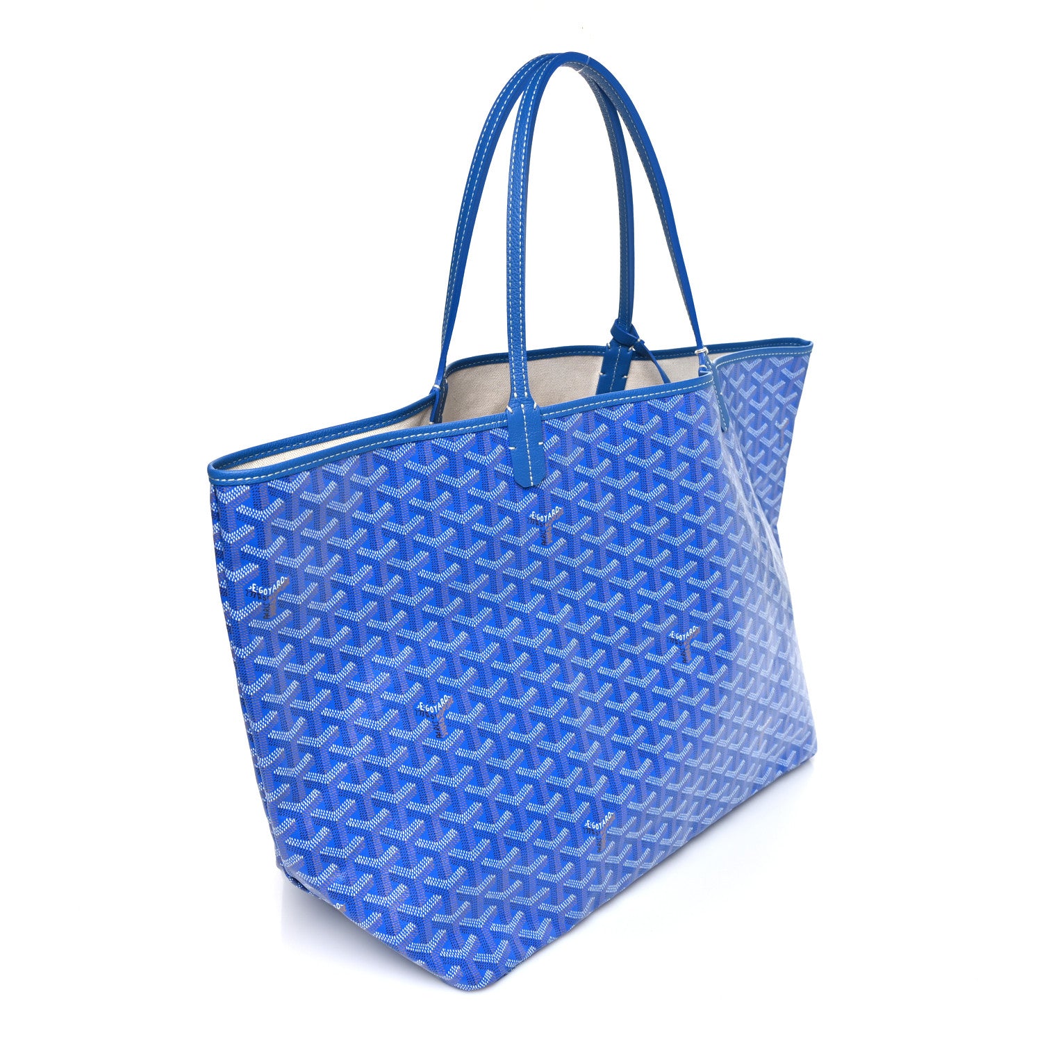 Goyard Goyardine Saint Louis GM Sky Blue 4 of 9