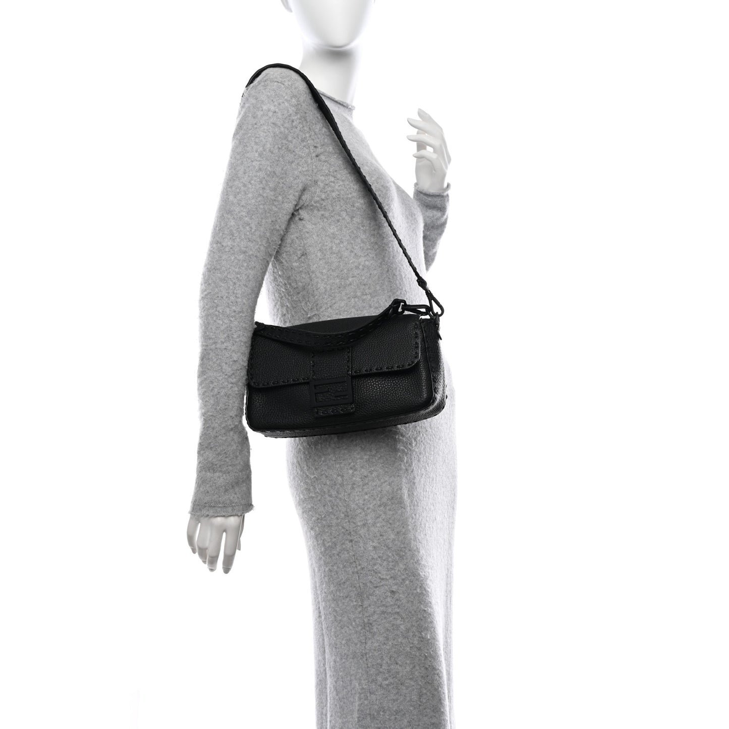 Cuoio Romano Selleria Baguette Black