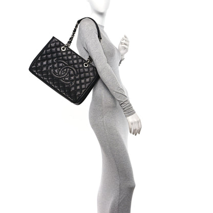 Chanel Caviar Quilted Grand Shopping Tote GST Black 2 of 11