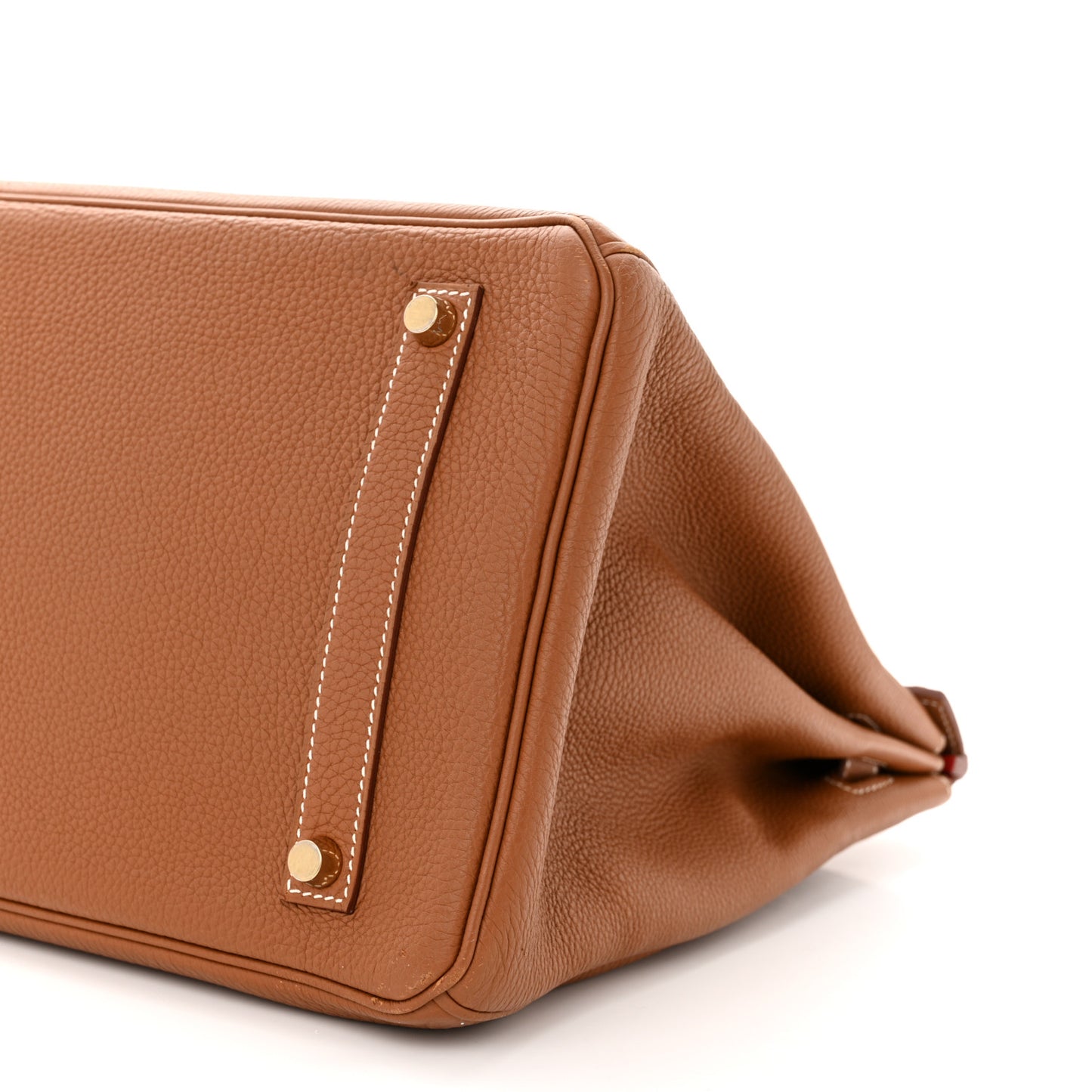 Togo Verso Birkin 35 Gold Geranium