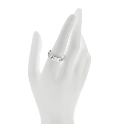 Cartier 18K White Gold 5.5mm LOVE Ring 60 9 2 of 4