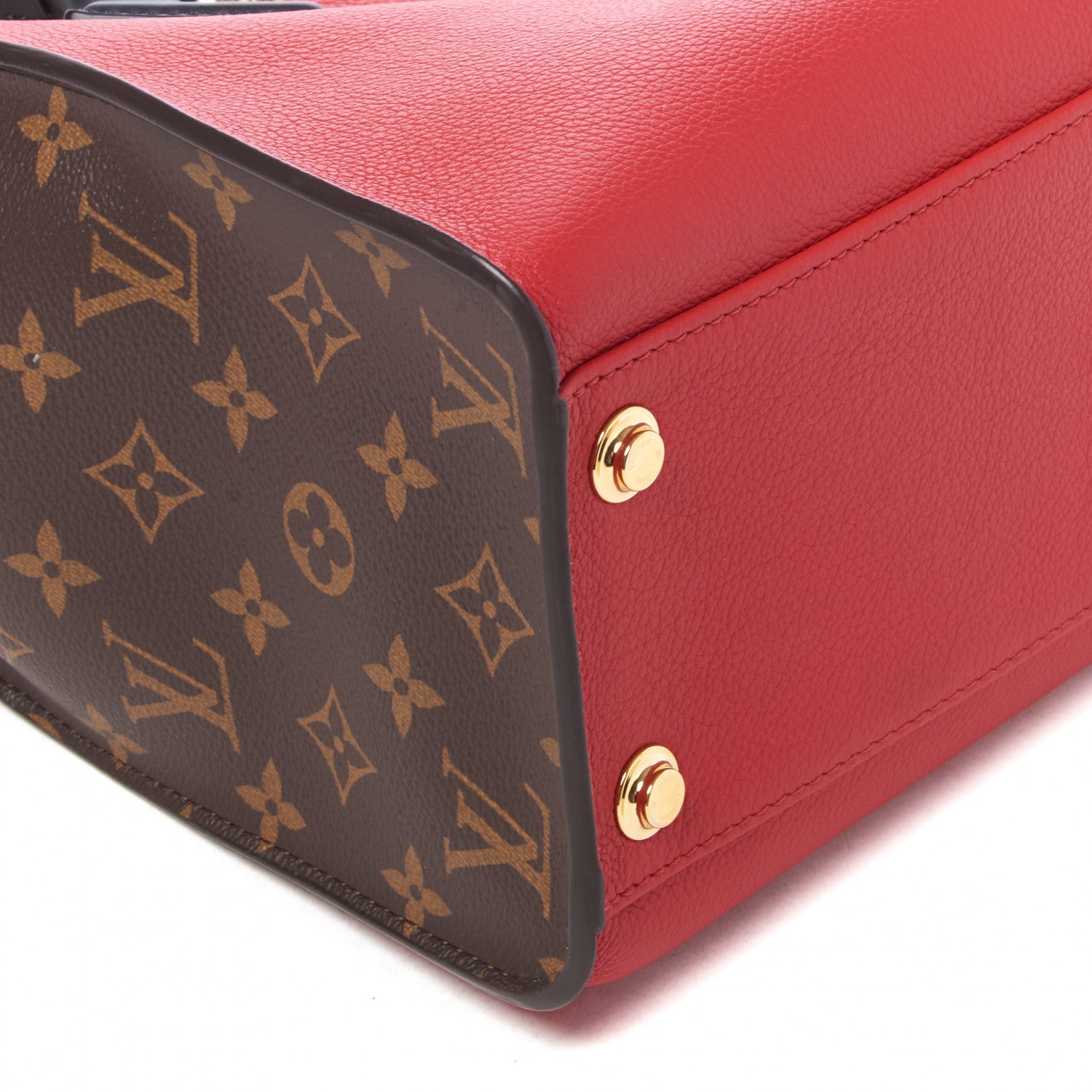 Louis Vuitton Calfskin Monogram On My Side Pirate Red 6 of 10