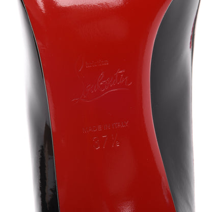 Christian Louboutin Patent Pigalle Follies 85 Pumps 37.5 Black 6 of 8