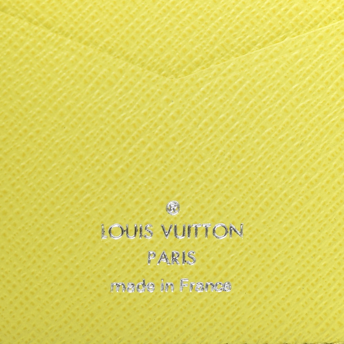 Monogram Taiga Pocket Organizer Yellow