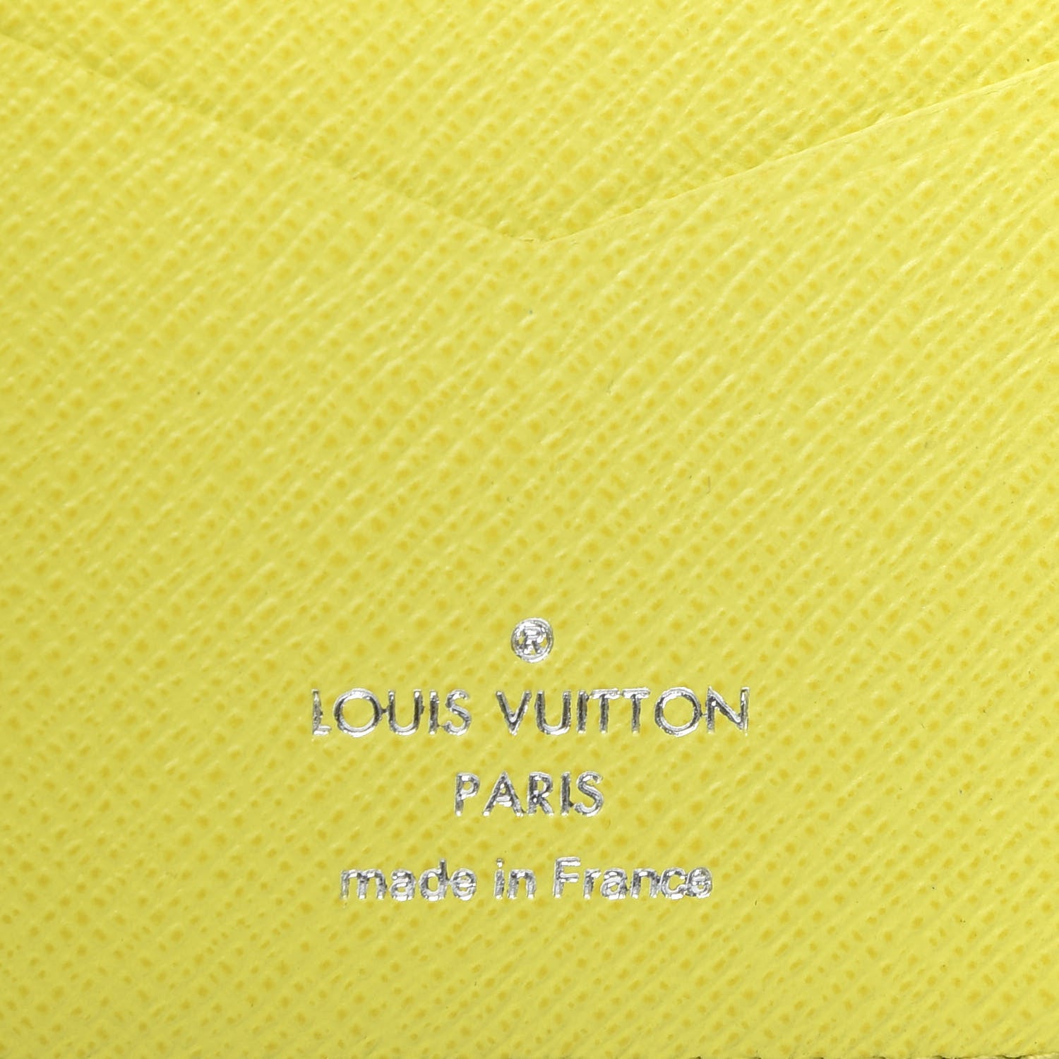 Louis Vuitton Monogram Taiga Pocket Organizer Yellow 7 of 8