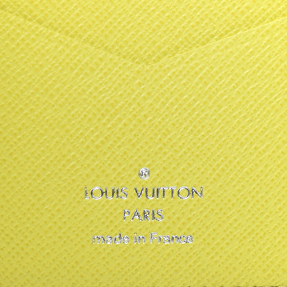 Louis Vuitton Monogram Taiga Pocket Organizer Yellow 7 of 8