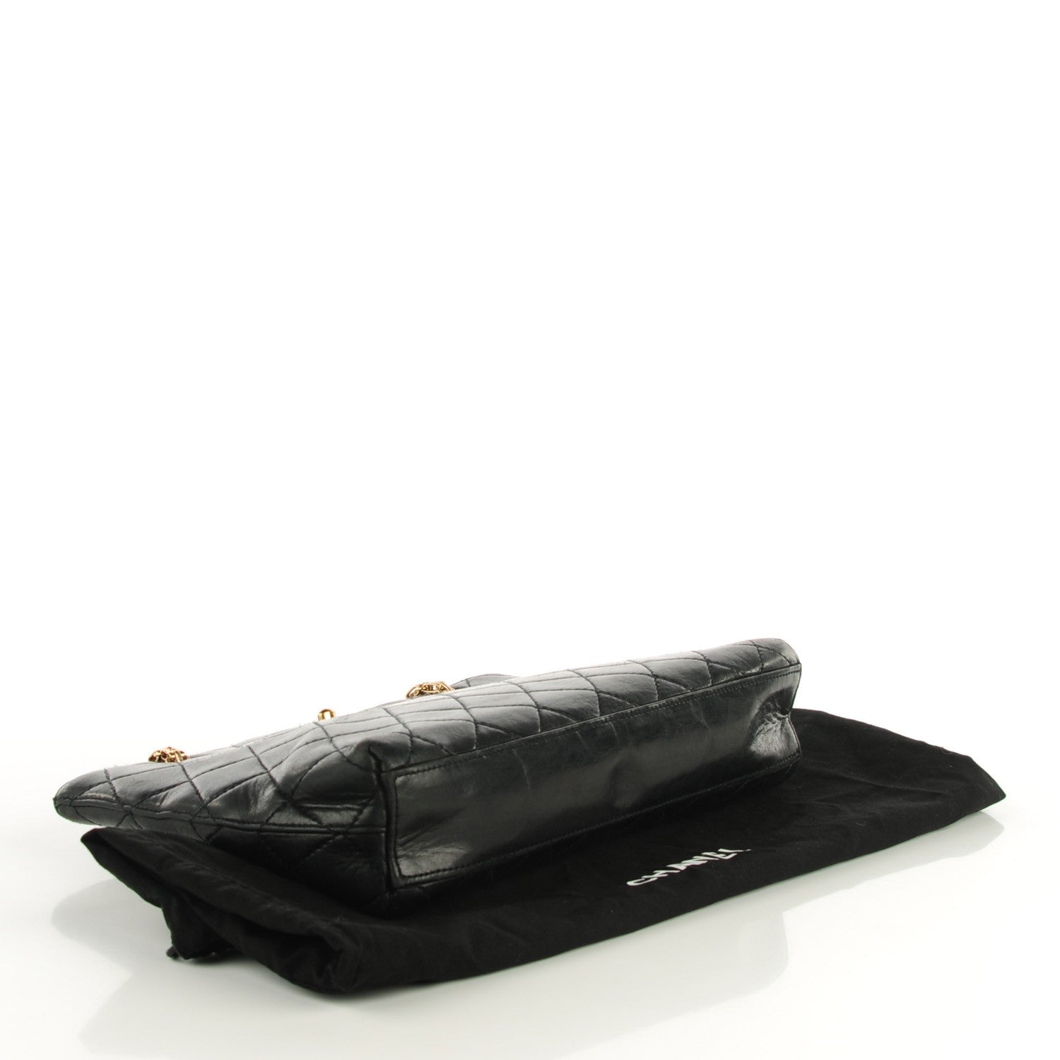 Chanel Lambskin Quilted Shoulder Bag Black 4 of 8