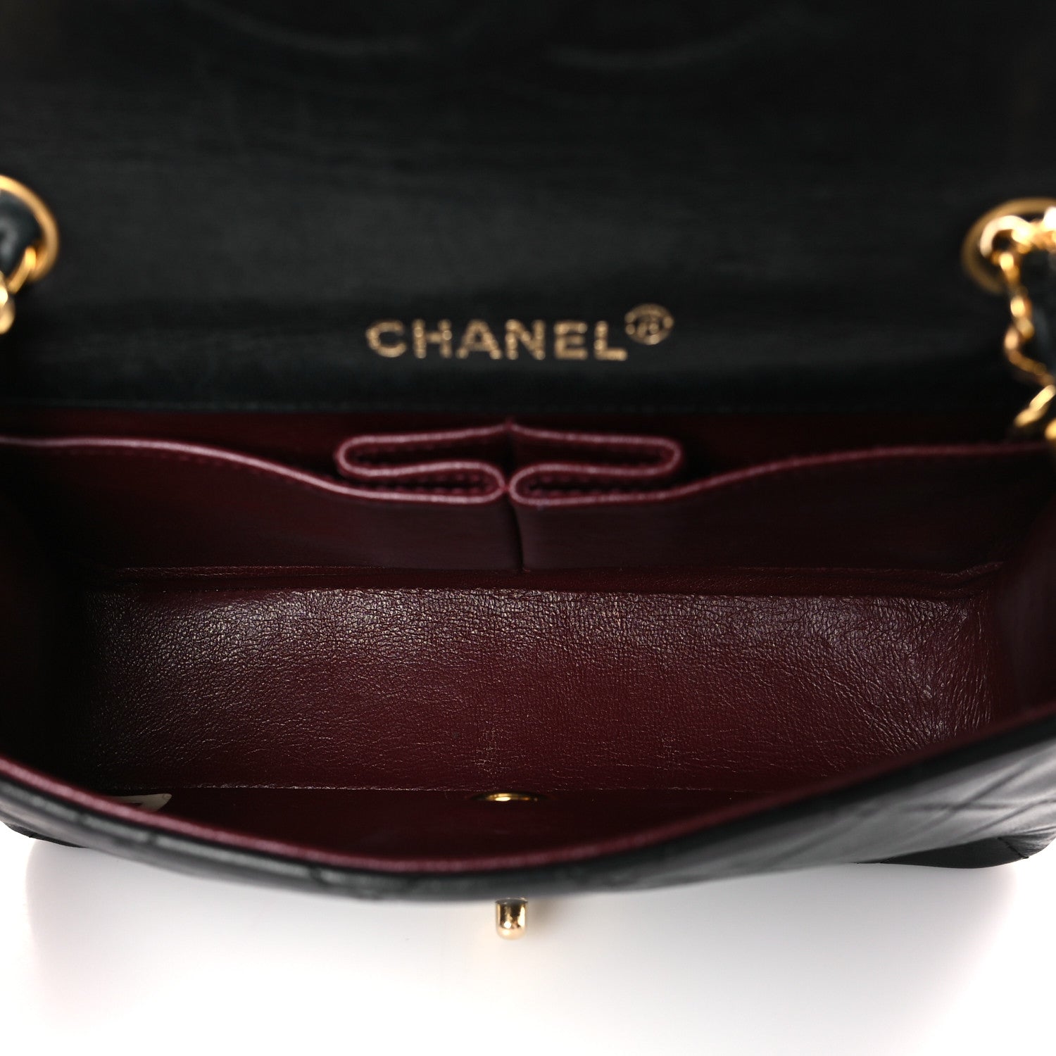 Chanel Lambskin Quilted Small Single Flap Black 5 of 9