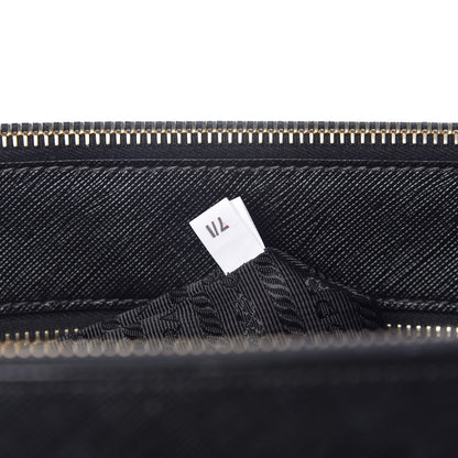 Prada Saffiano Medium Galleria Double Zip Tote Black 8 of 15