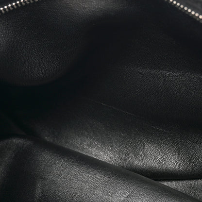 The Row Suede Small Slouchy Banana Bag Black 12 of 12