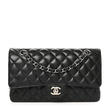 Chanel Caviar Quilted Medium Double Flap Black 1 of 10