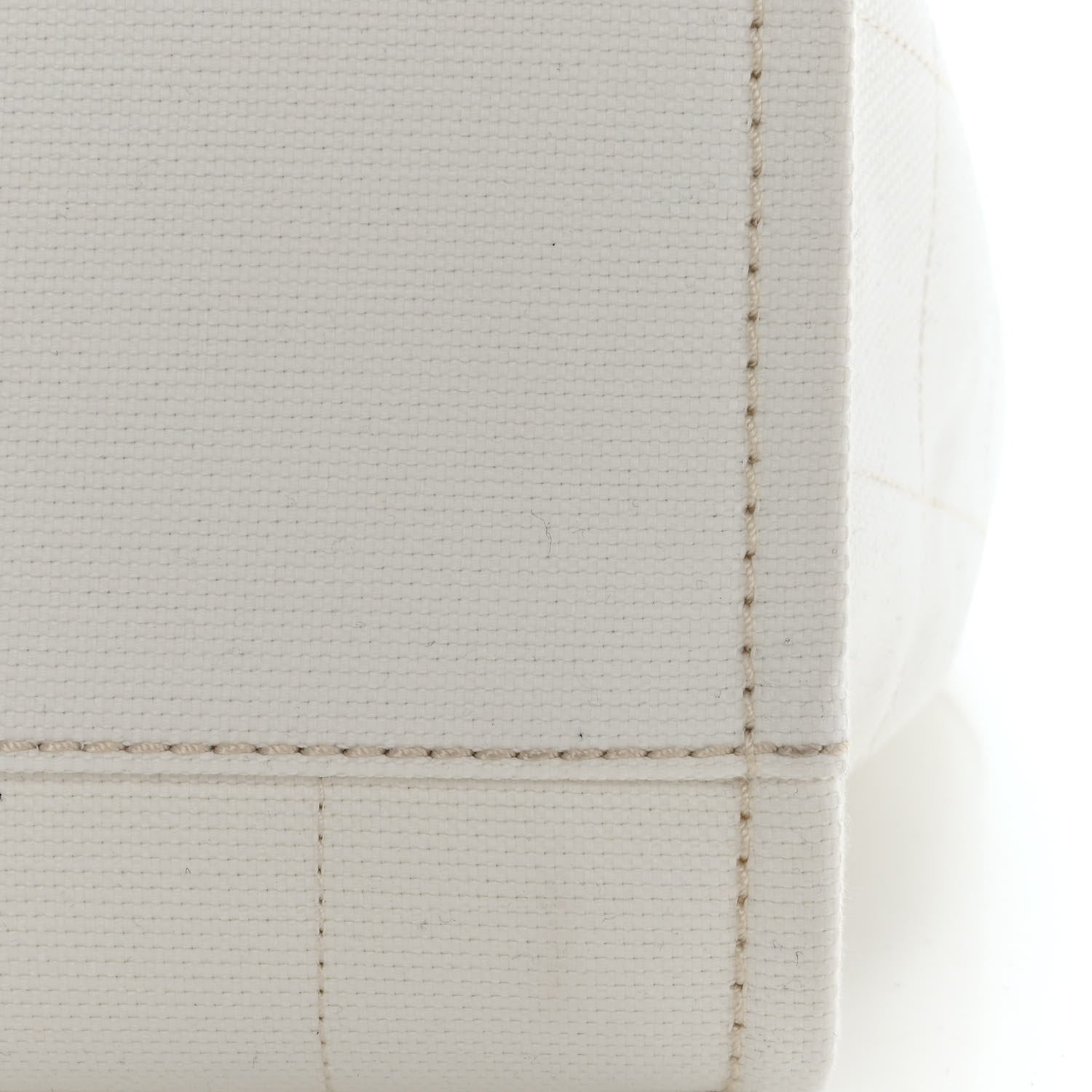 Chanel Cotton Medium Deauville Tote White 13 of 16