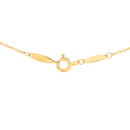 Tiffany 18K Yellow Gold Diamond .17ct Elsa Peretti Diamonds by the Yard Pendant Necklace 3 of 3