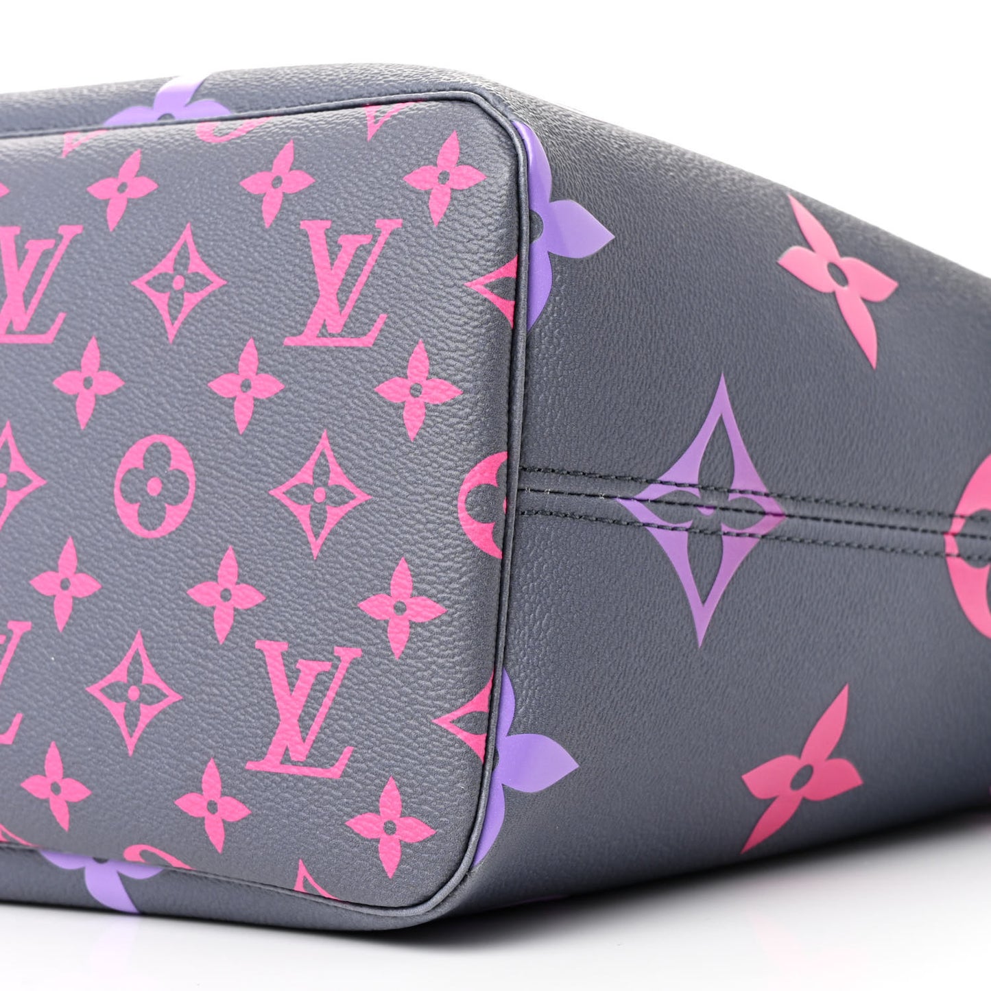 Monogram Giant Spring In The City Neverfull MM Midnight Fuchsia