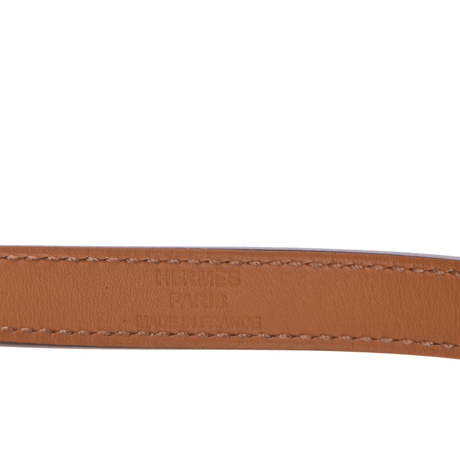 Hermes Tadelakt Kelly Double Tour Bracelet S Etoupe 6 of 7