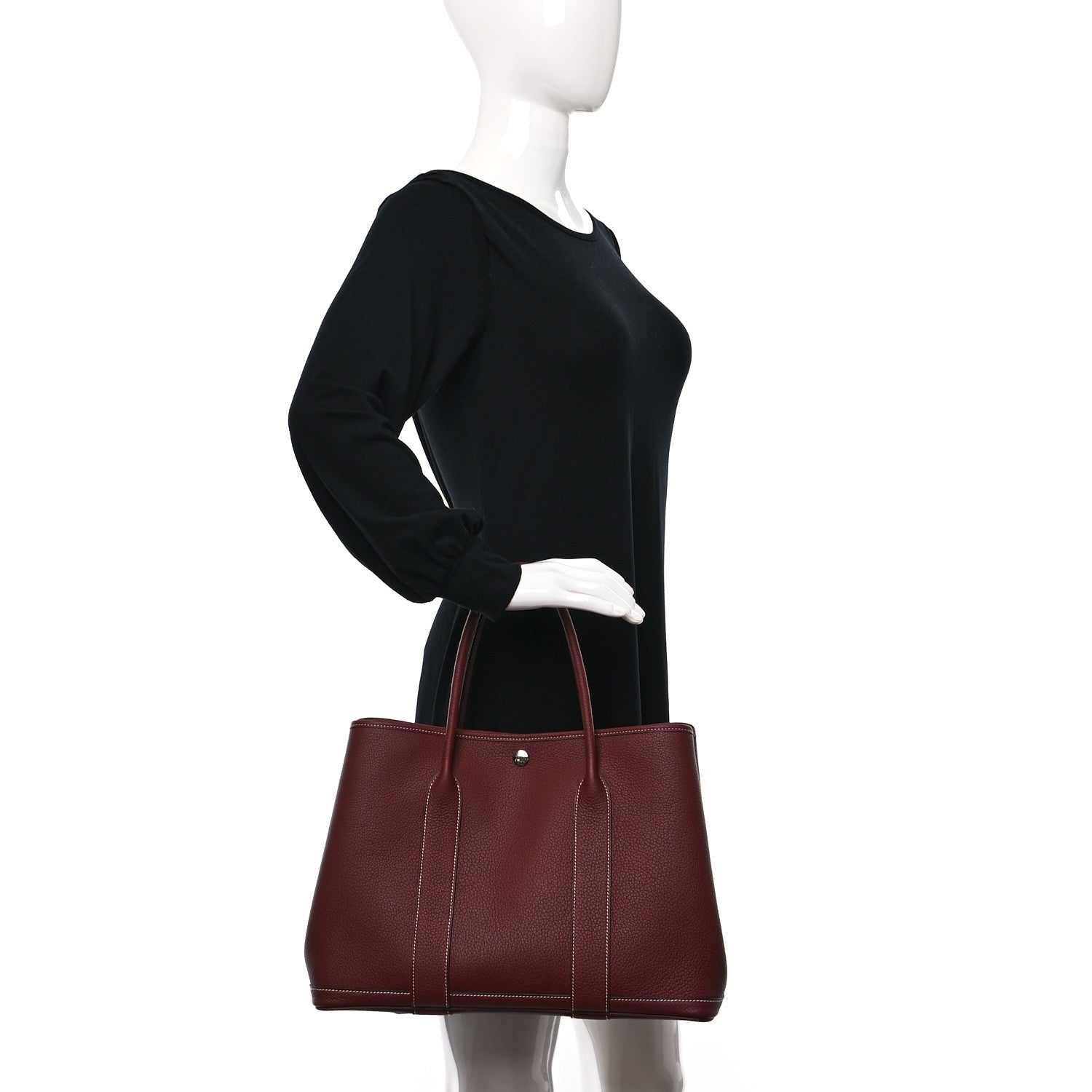 Hermes Negonda Garden Party Tote 36 MM Rouge H 2 of 8