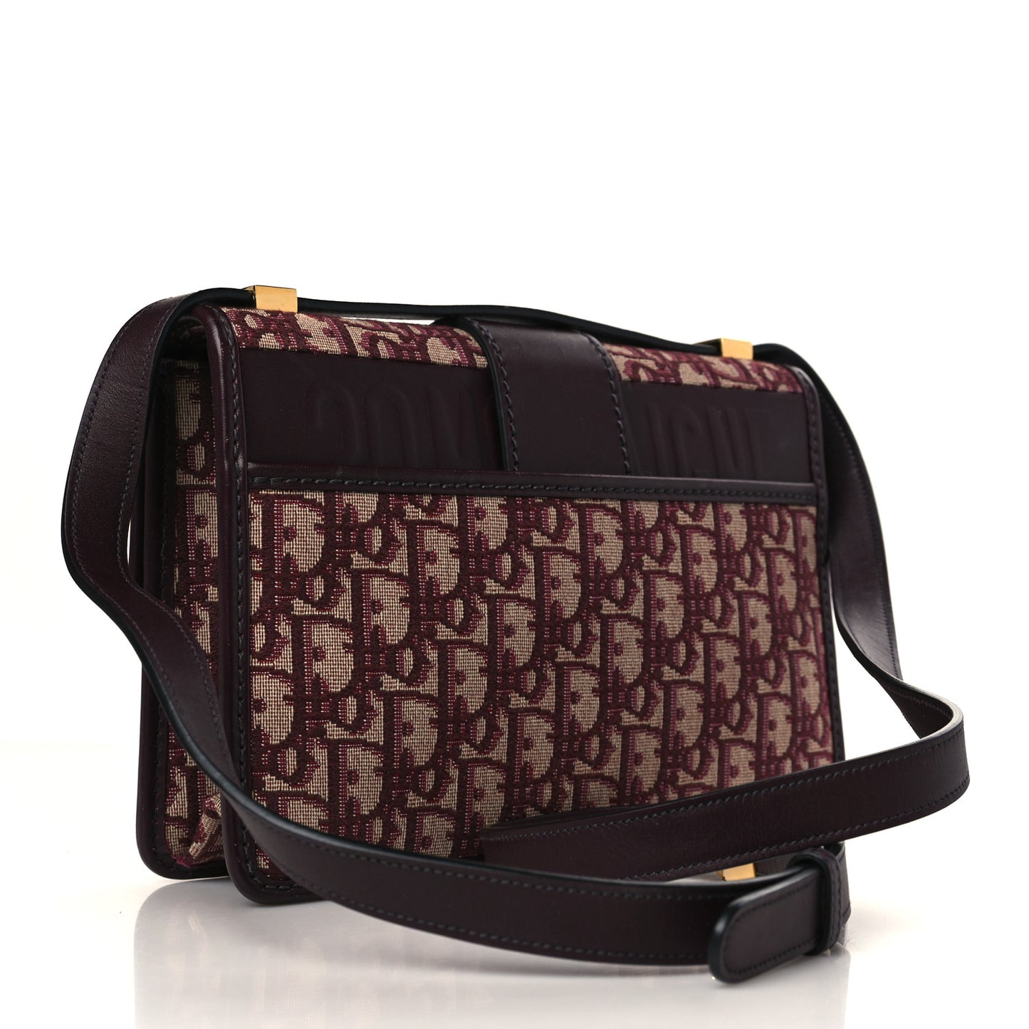 Oblique 30 Montaigne Flap Bag Burgundy