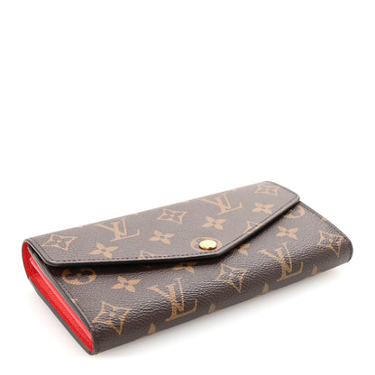 Louis Vuitton Monogram Sarah Wallet NM Coquelicot 4 of 7