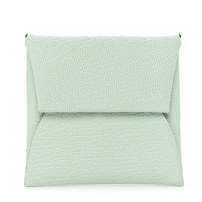 Hermes Chevre Mysore Bastia Verso Coin Purse Vert Peppermint Vert Moyen 1 of 9