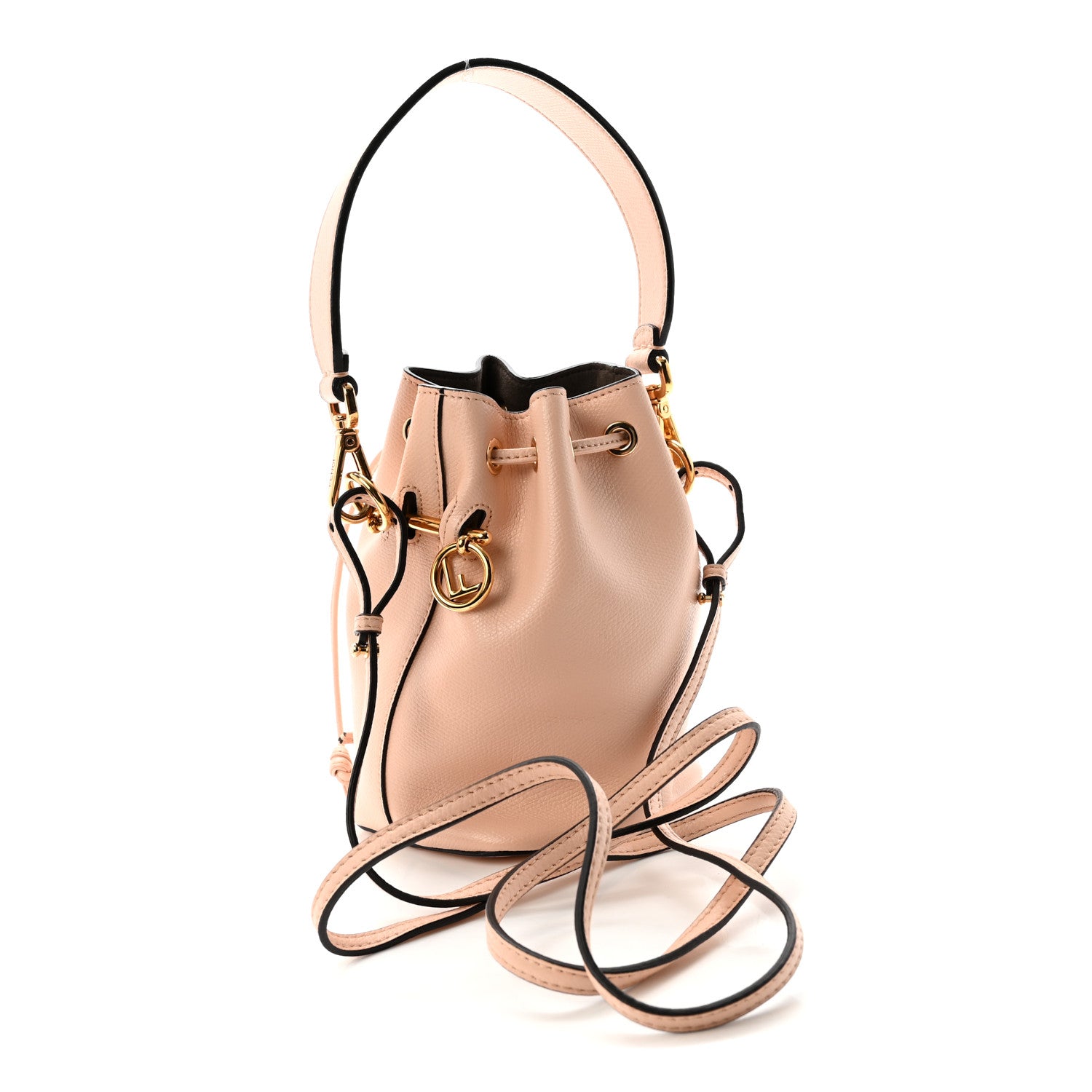 Fendi Vitello Cruise F is Fendi Mini Mon Tresor Bucket Bag Light Rose 3 of 11