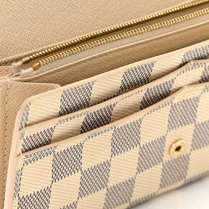 Louis Vuitton Damier Azur Sarah Wallet NM 8 of 13
