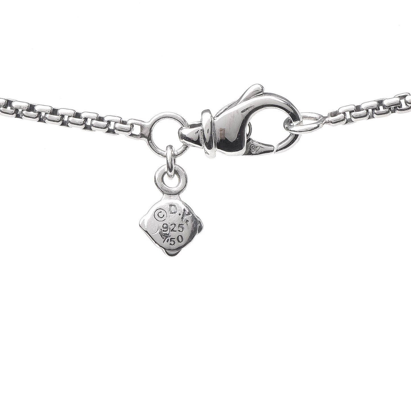 Sterling Silver 18K Yellow Gold Open Heart Cable Necklace