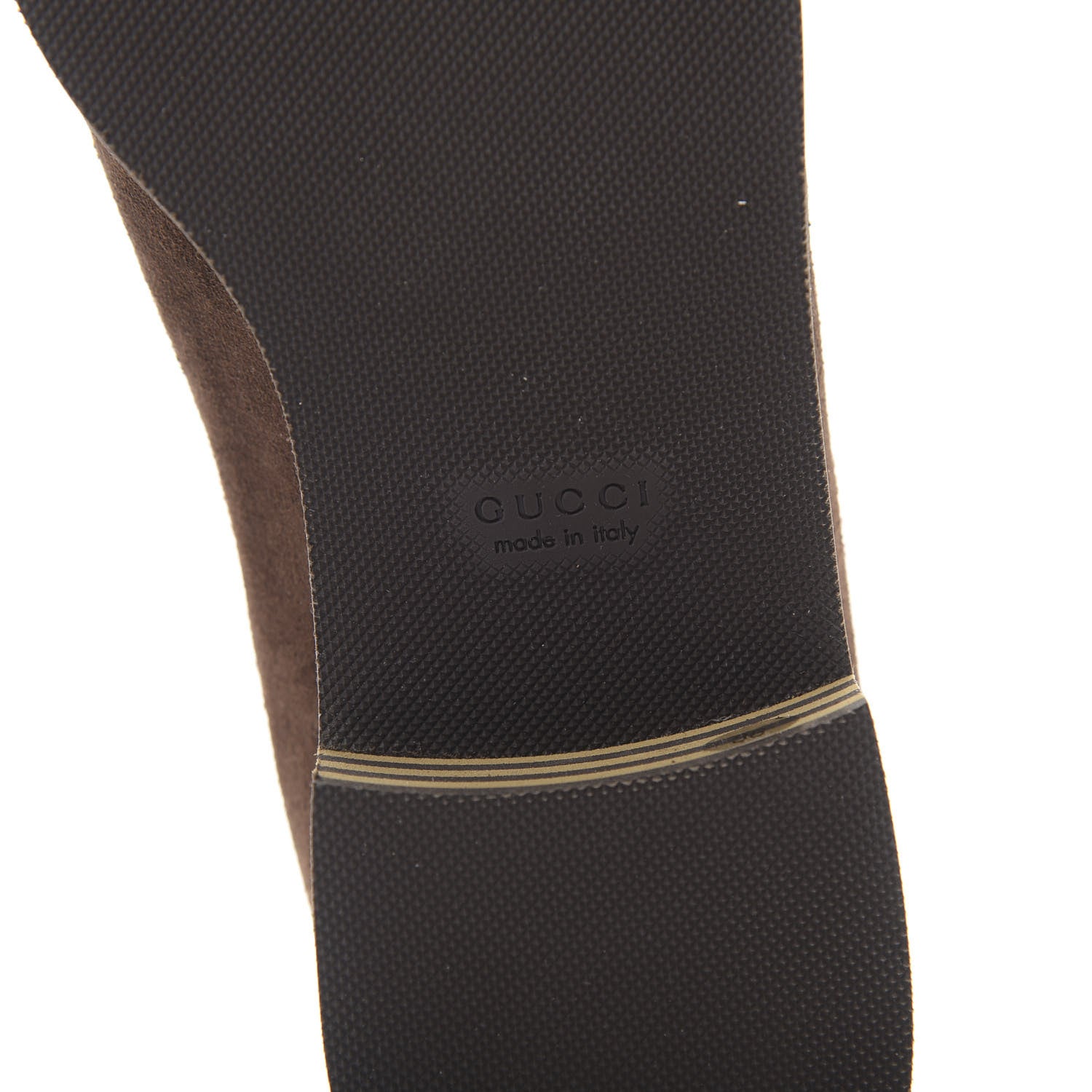 Gucci Velvet GG Monogram Thompson Derby Loafers 38 Vintage Cocoa Brown 7 of 9