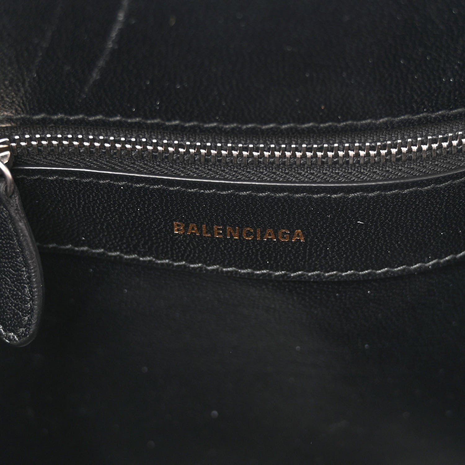 Balenciaga Signature Grained Calfskin Logo M Ville Top Handle Bag Rose Bubblegum Black 6 of 18
