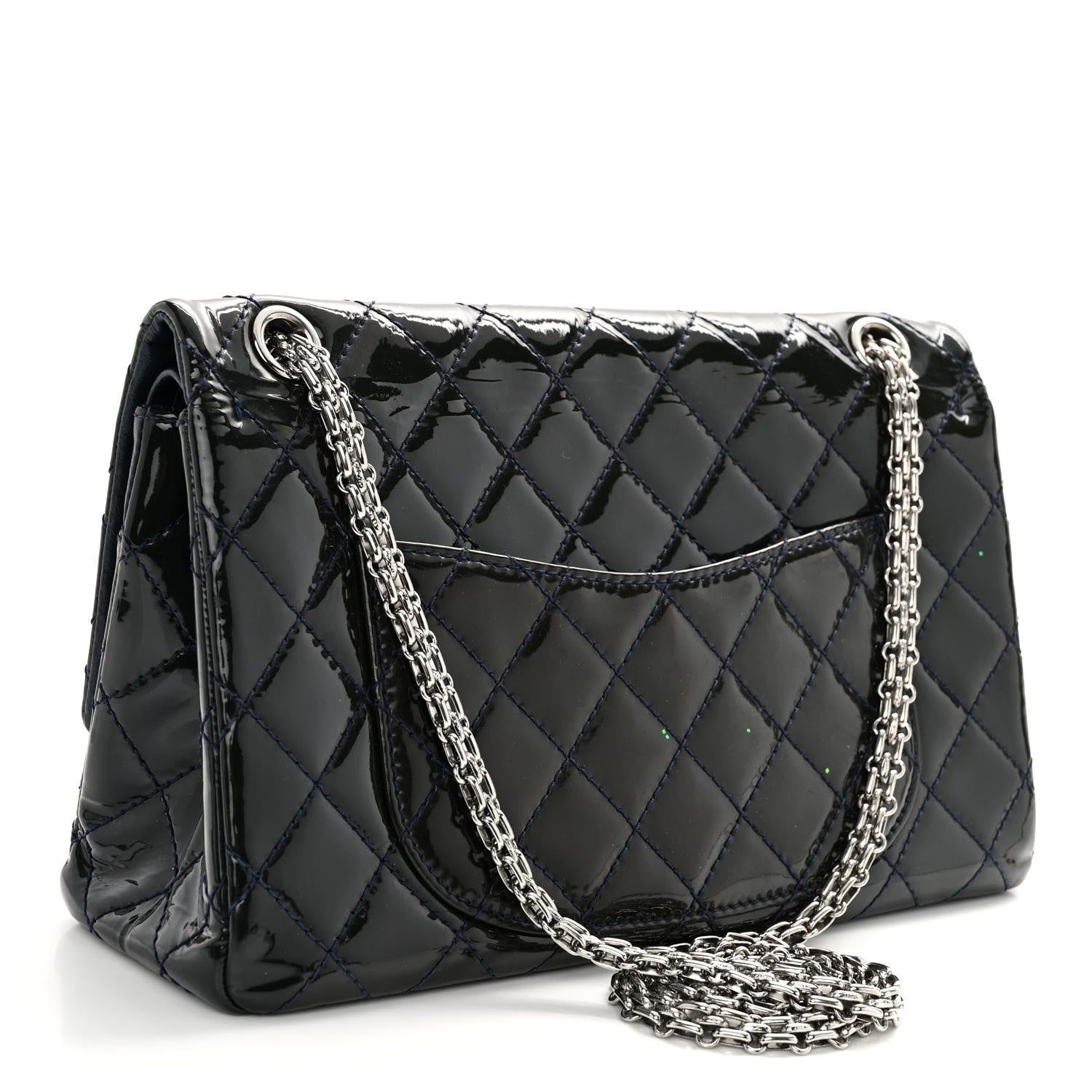 Chanel Patent Quilted 2.55 Reissue 226 Flap Navy 3 of 13